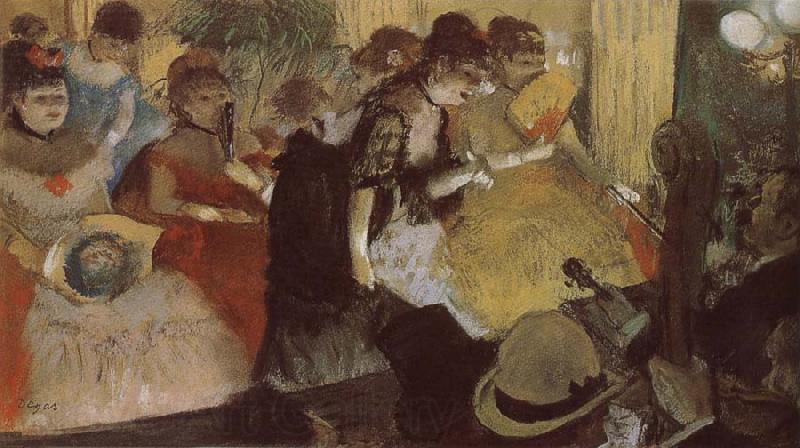 Edgar Degas Opera performance in the restaurant France oil painting art
